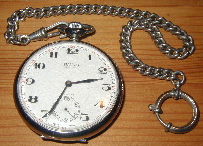 File:Pocket watch with chain.jpg
