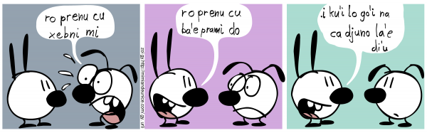 ni'o pamai la .iuNIZ. cusku lu ro prenu cu xebni mi li'u .i remai la mimis. cusku lu ro prenu cu ba'e prami do to'isa'a cimai toi .i ku'i lo go'i na ca djuno la'e di'u li'u